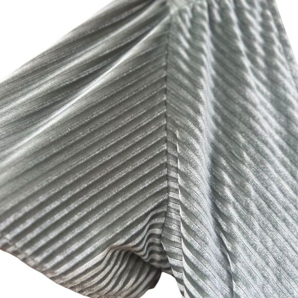 Baltic Born Women's Maxi Wrap Dress Meghan Ribbed Velvet Sage Green Sz XL - Picture 5 of 5